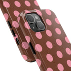 Big Polka Dot | Brown and Pink