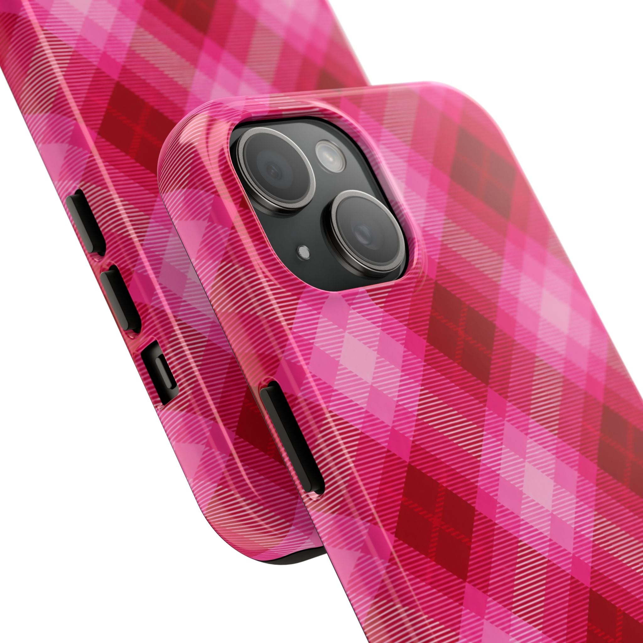 Pink Picnic Plaid iPhone Case