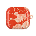 Red Flora AirPods Case