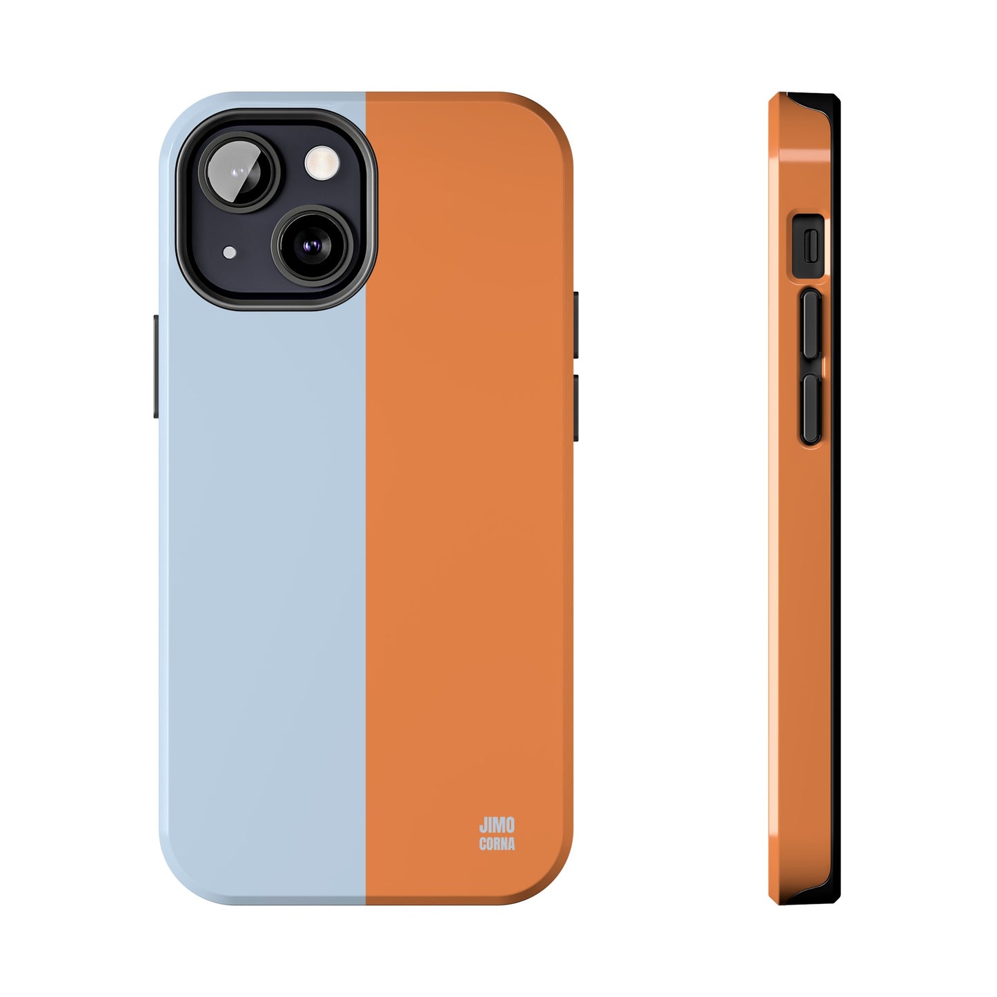 Orange and Blue Color Block