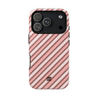 Angelina Stripes | Pink - MagSafe iPhone Case