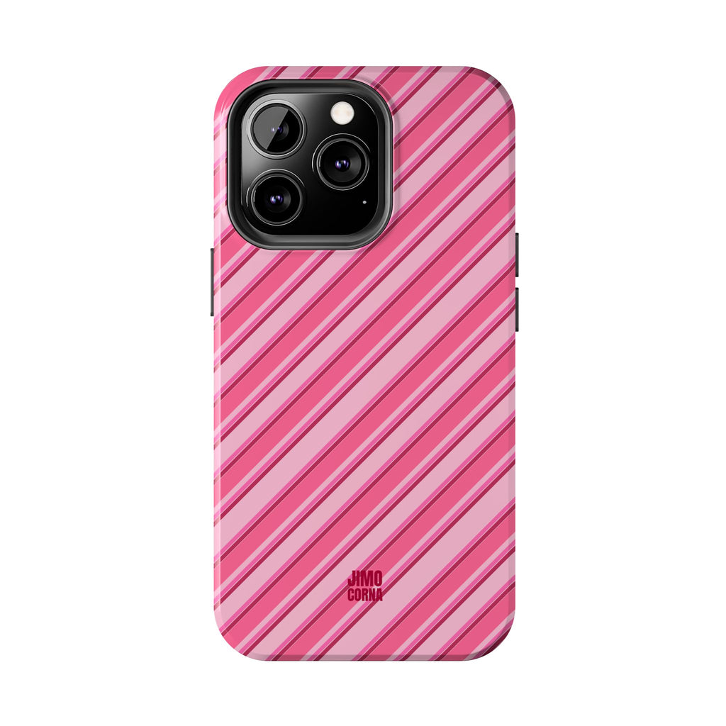 Angelina Stripes | Hot Pink - iPhone Case