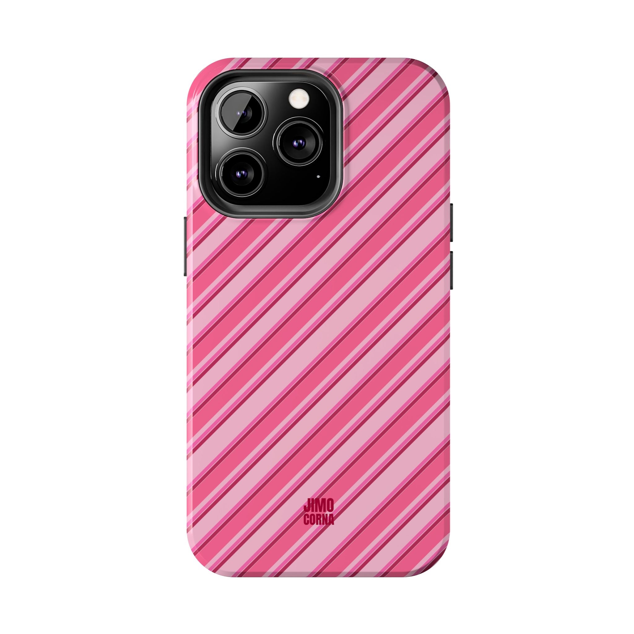 Angelina Stripes | Hot Pink - iPhone Case