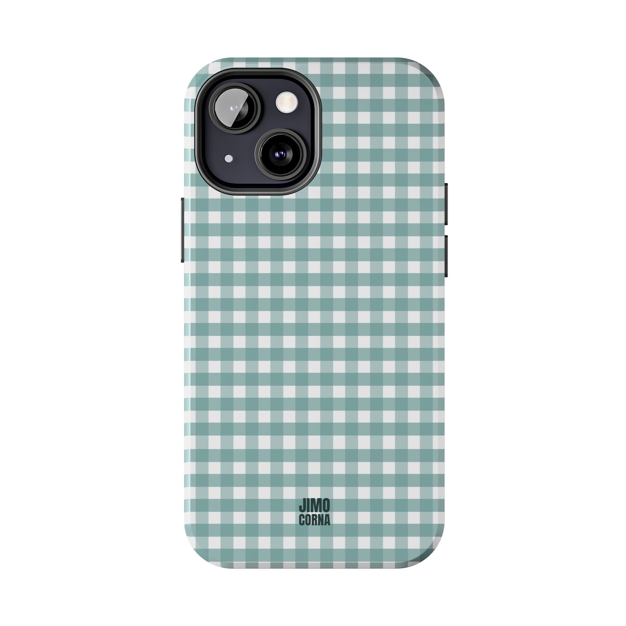 Farm Gingham iPhone Case | Blue