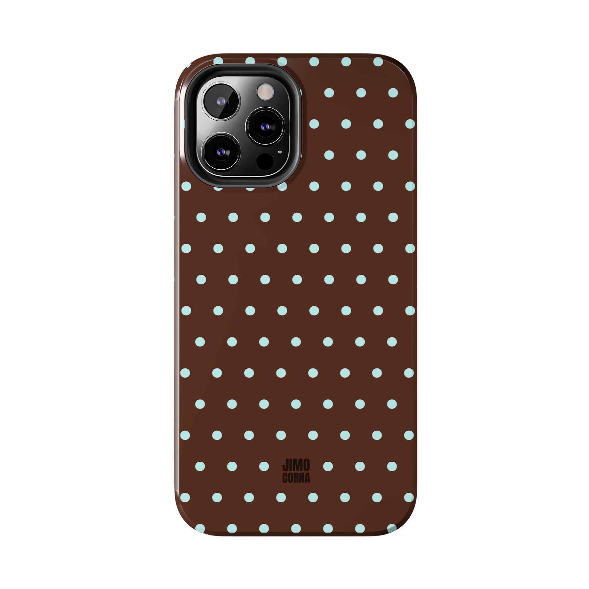 Polka Dot | Brown and Blue
