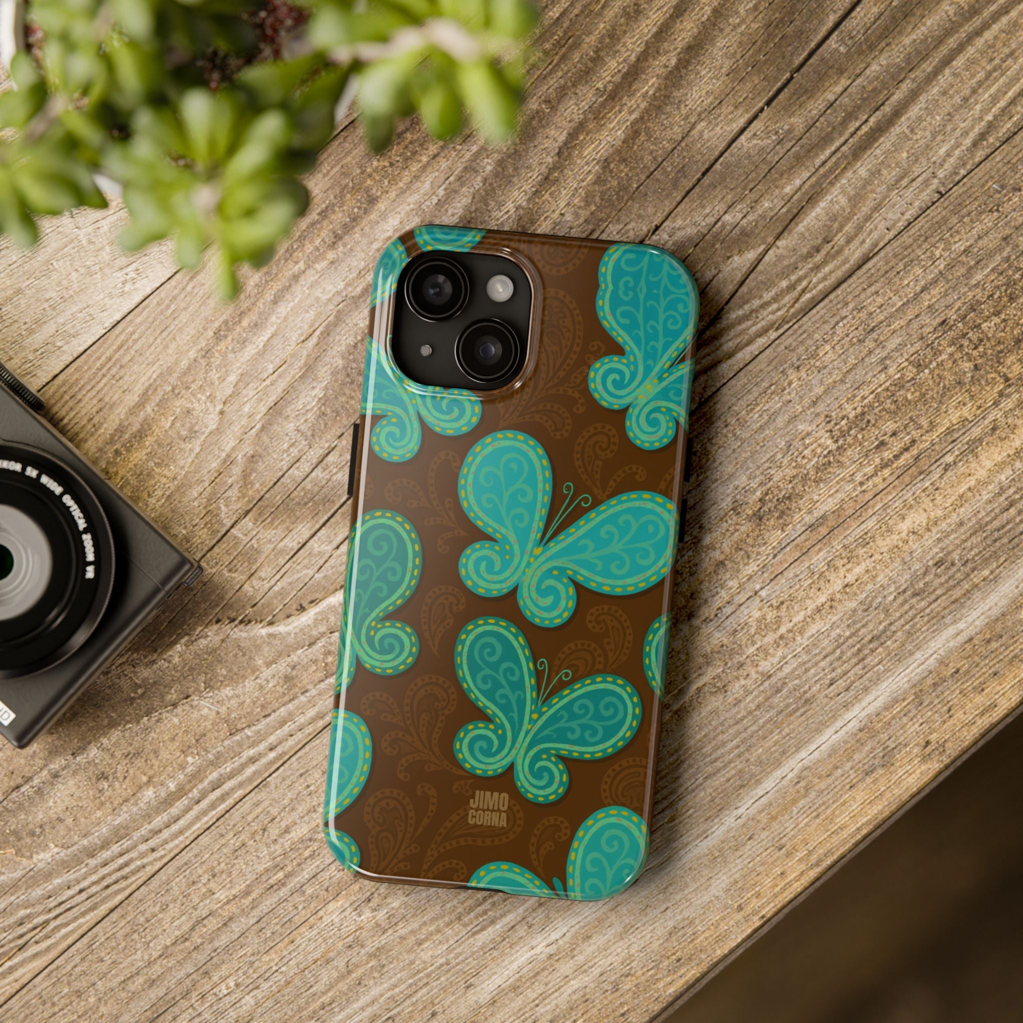 Cocoa Breeze Butterflies iPhone Case