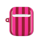 Bold Stripes AirPods Case | Strawberry Burst