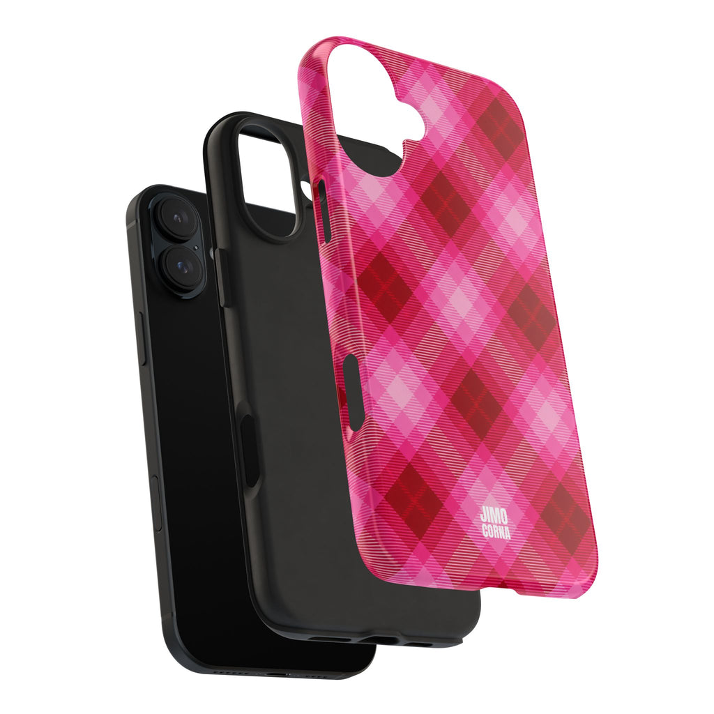 Pink Picnic Plaid iPhone Case
