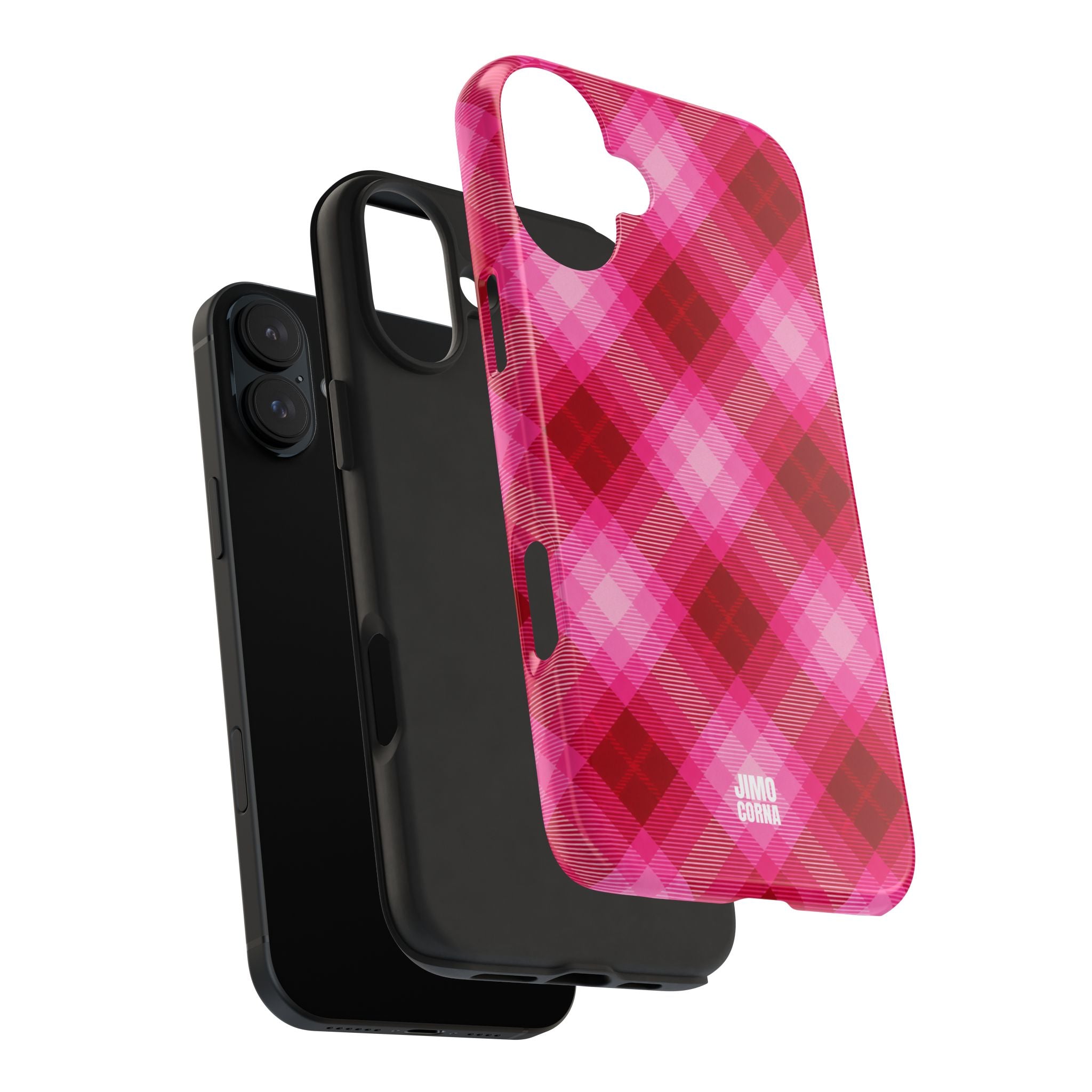 Pink Picnic Plaid iPhone Case