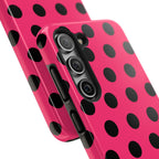 Big Polka Dot | Hot Pink and Black