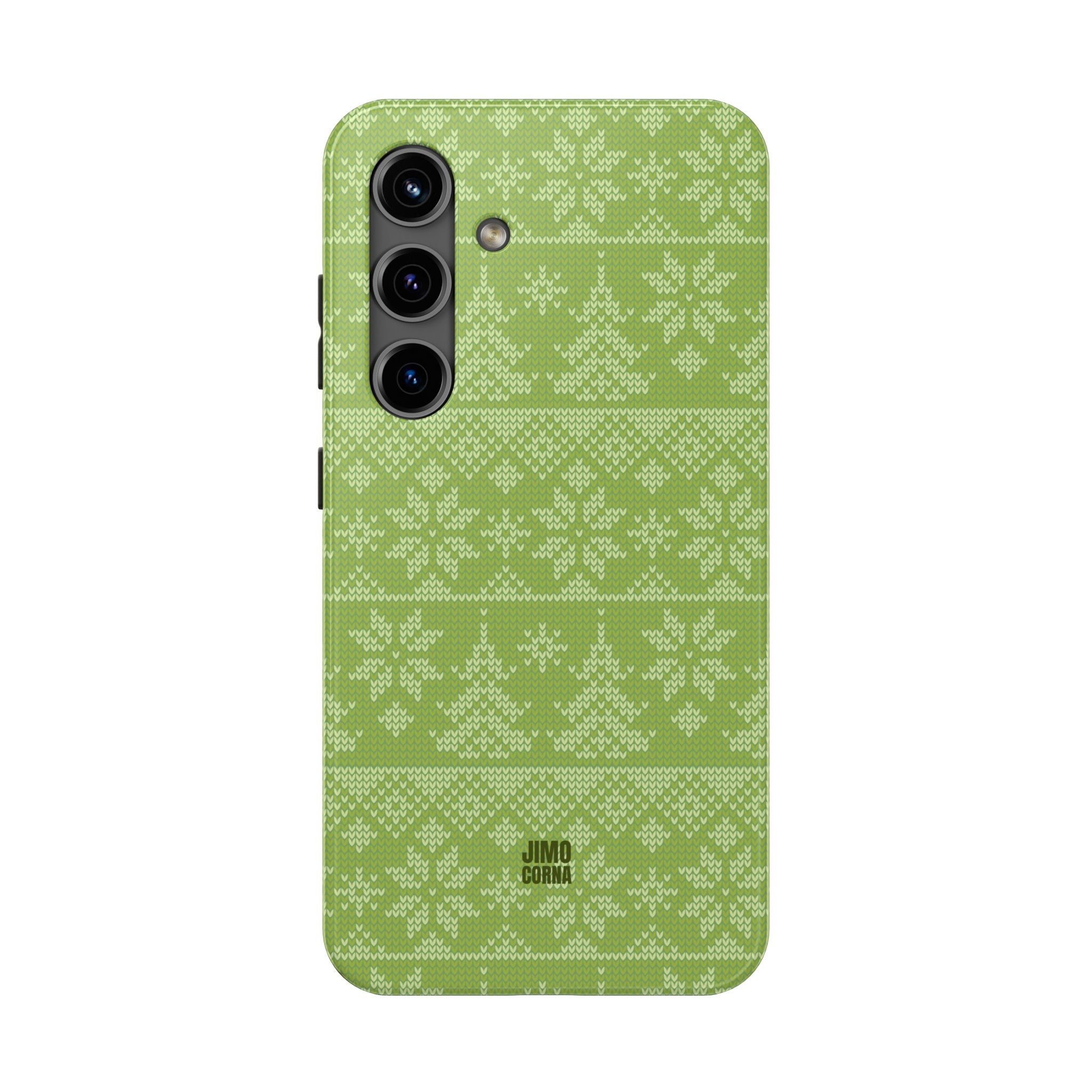 Holiday Knit | Green iPhone Case