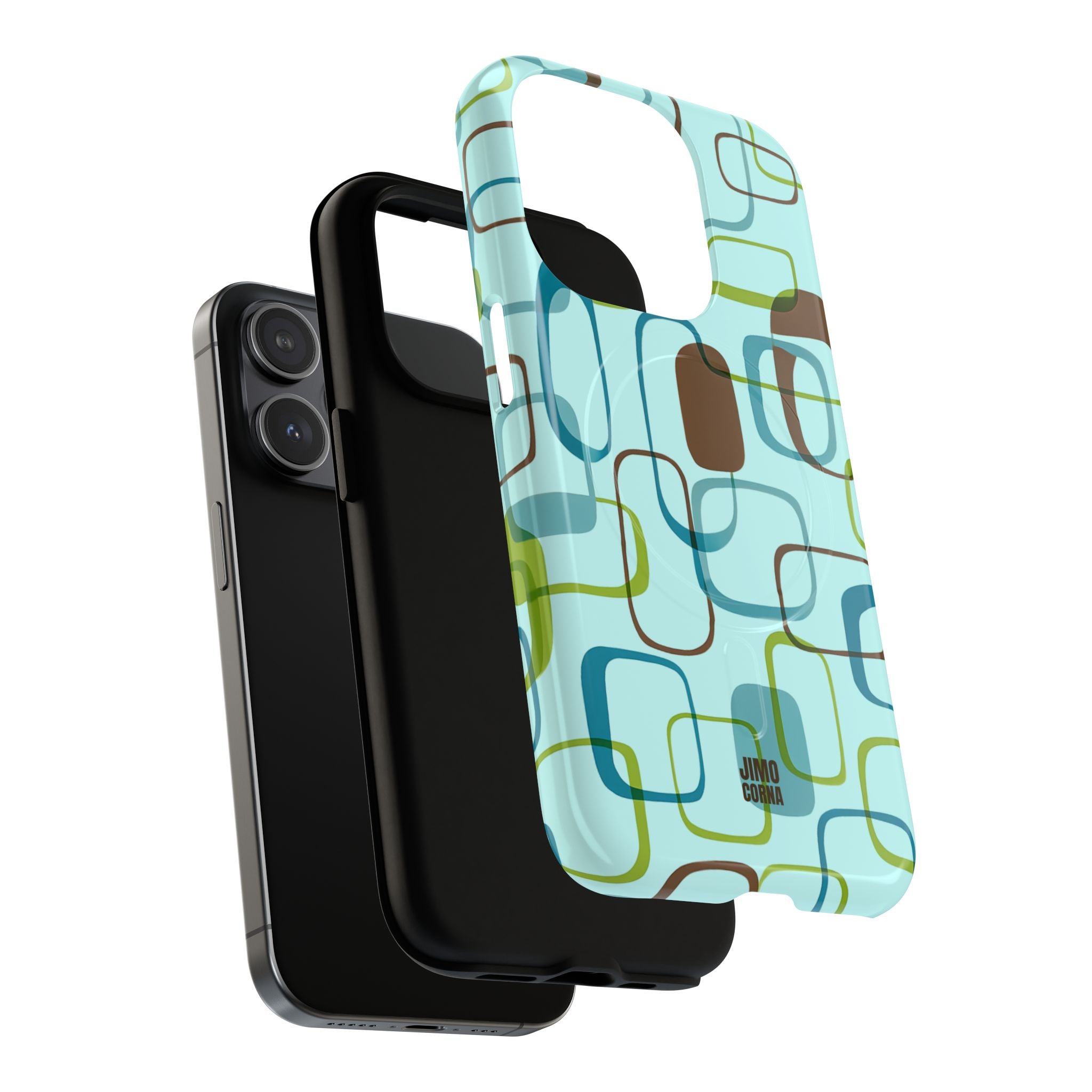 Coast Blocks MagSafe iPhone Case | Mint