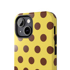 Big Polka Dot | Yellow and Brown