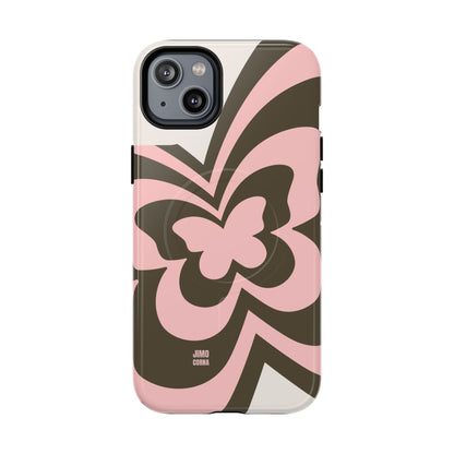 Pink Retro Butterfly