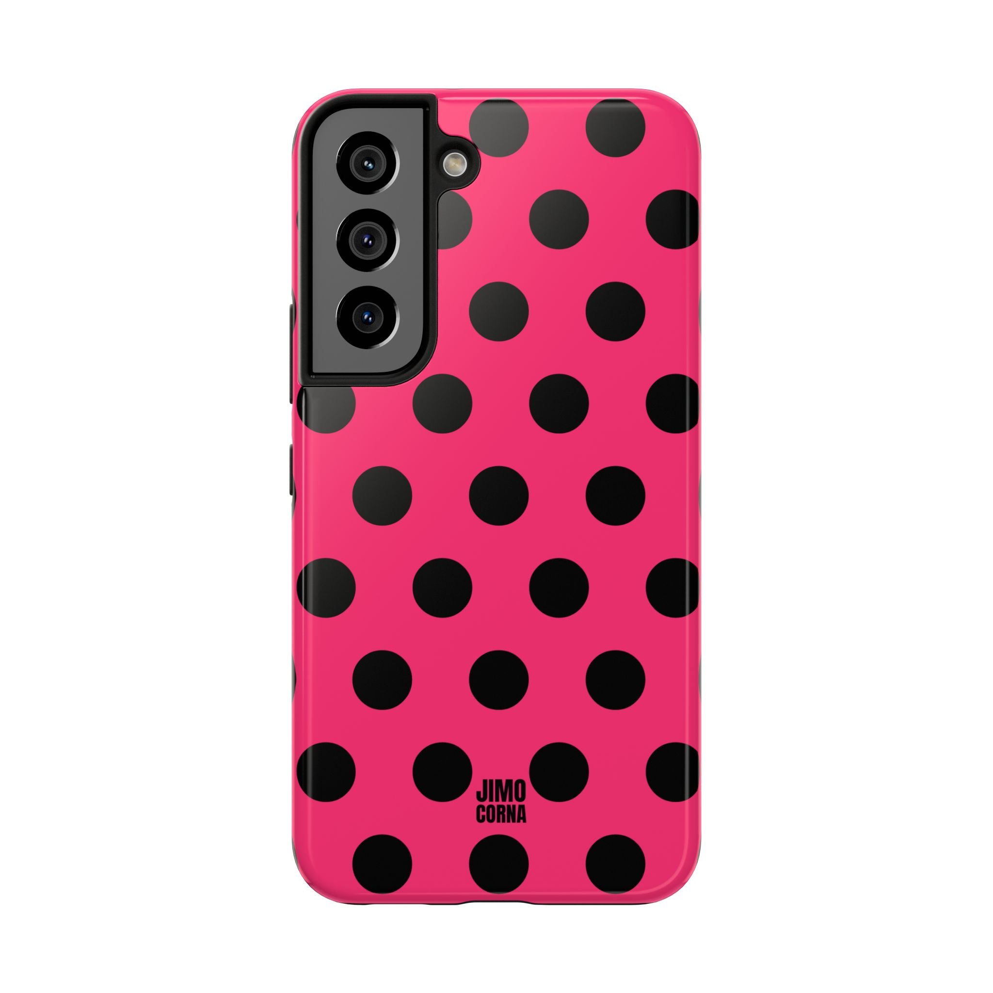 Big Polka Dot | Hot Pink and Black