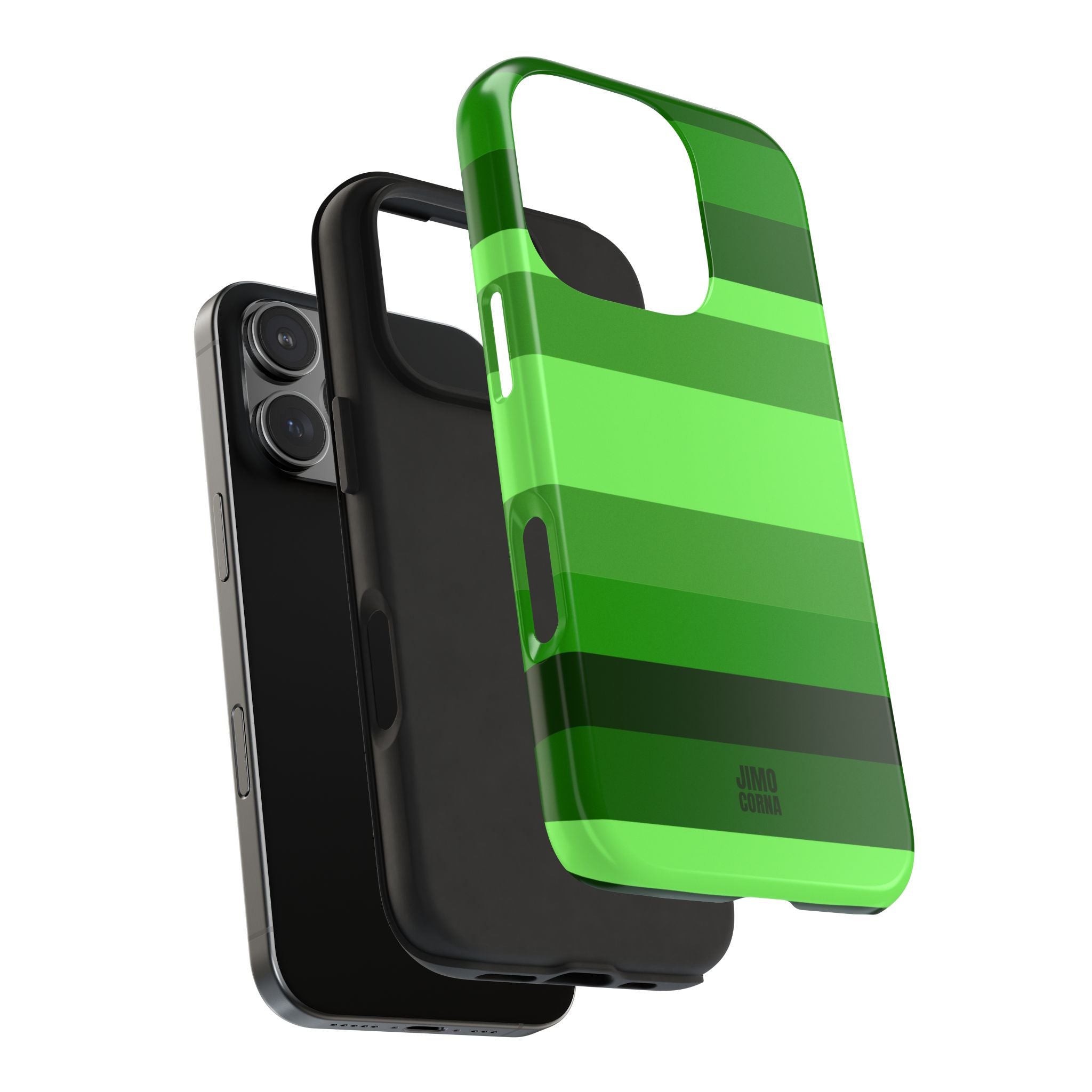 Matcha Stripe iPhone Case