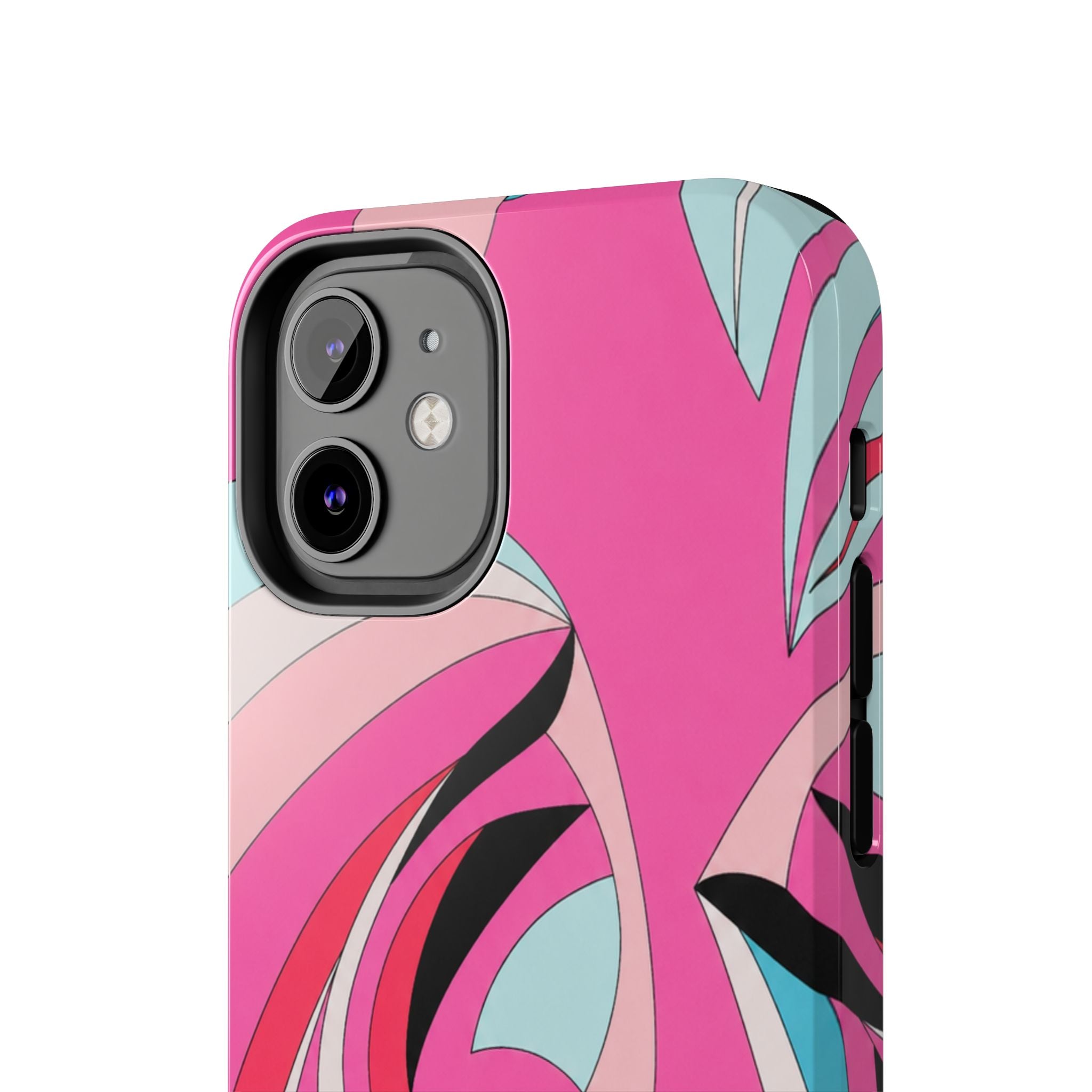 Pink Tropic Swirl iPhone Case