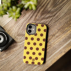 Big Polka Dot | Yellow and Brown