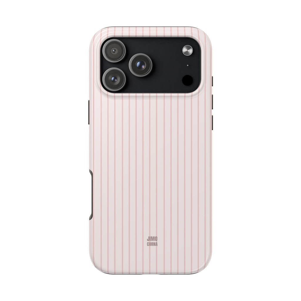 Baby Pink Soft Stripes