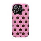 Big Polka Dot | Pink and Black