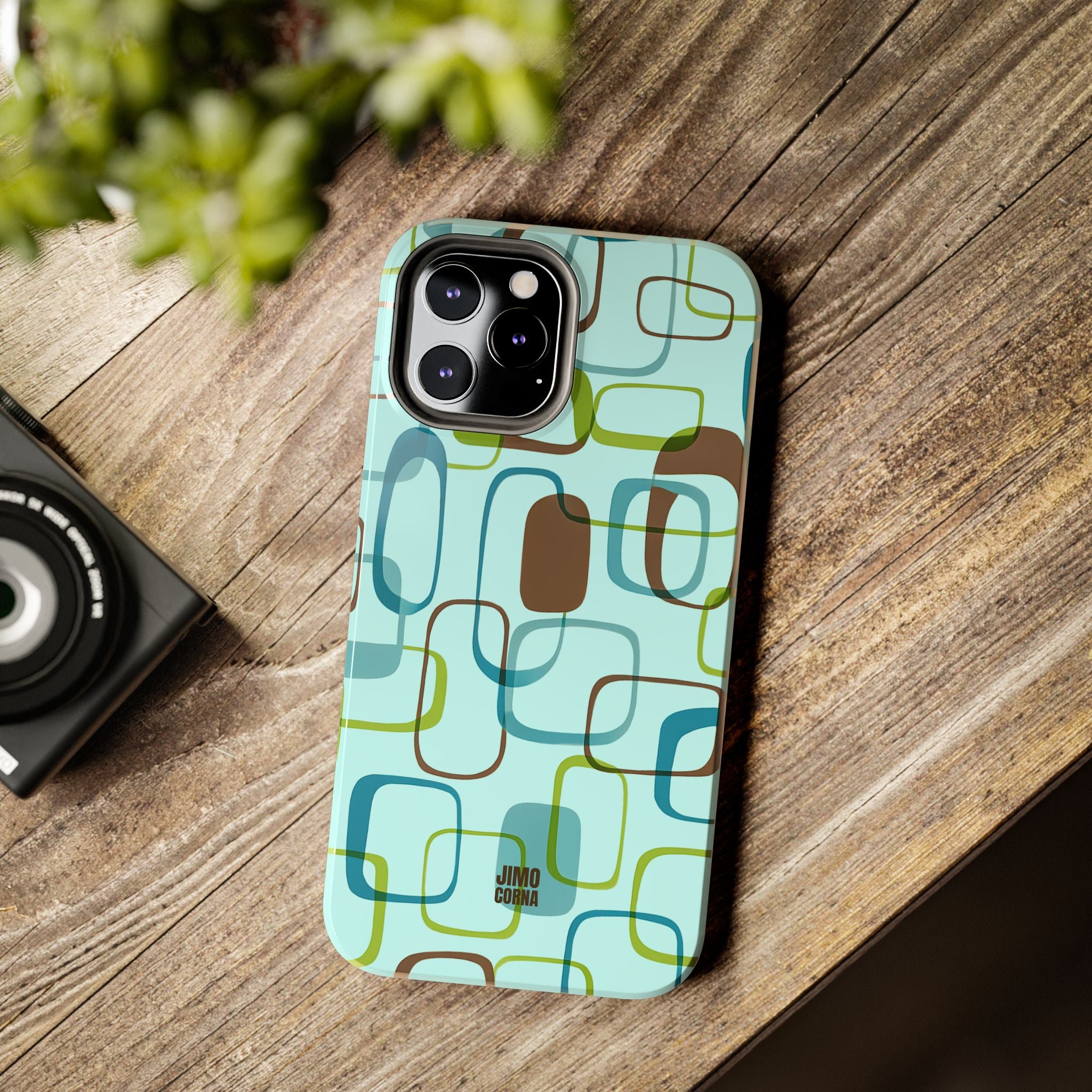 Coast Blocks iPhone Case | Mint