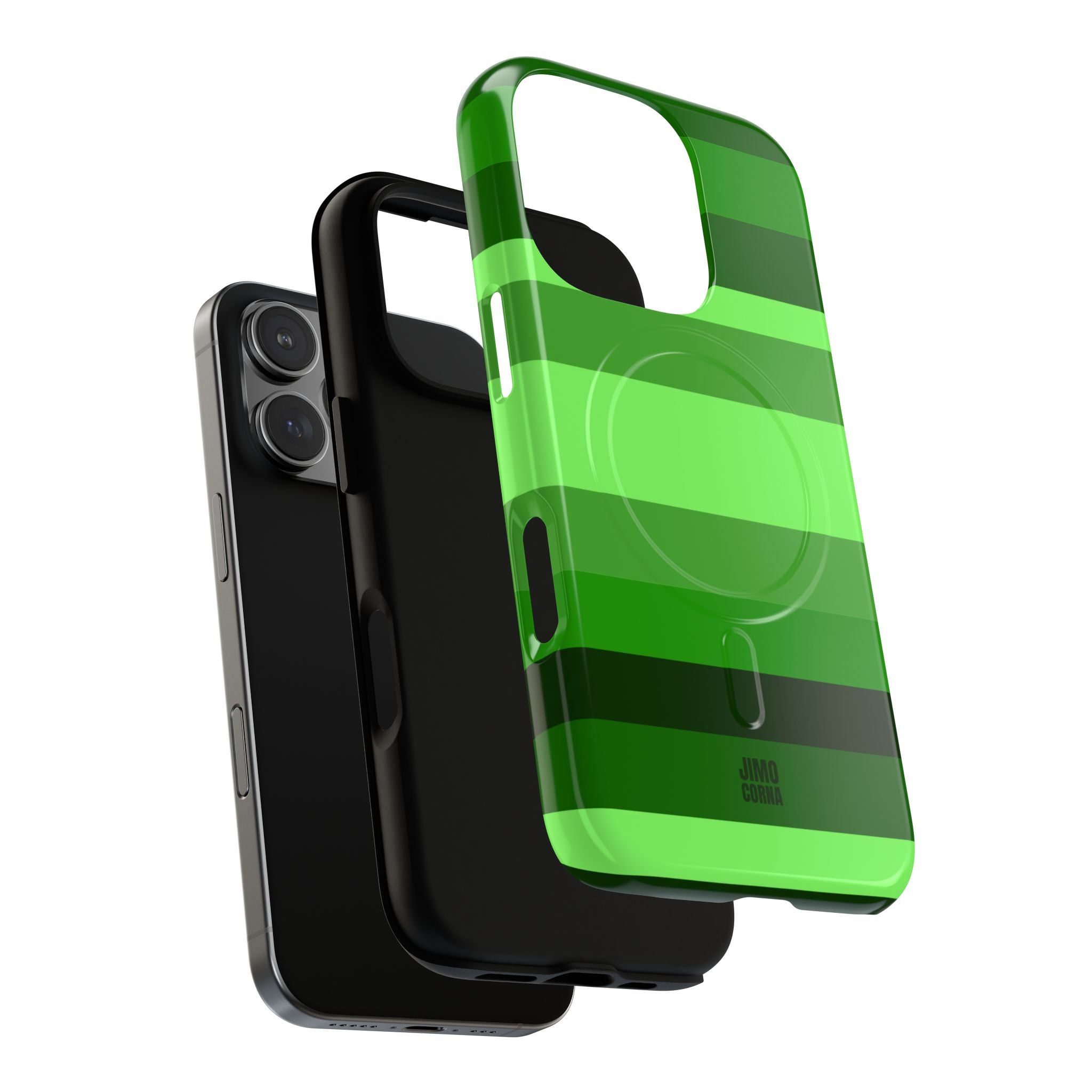 Matcha Stripe MagSafe iPhone Case