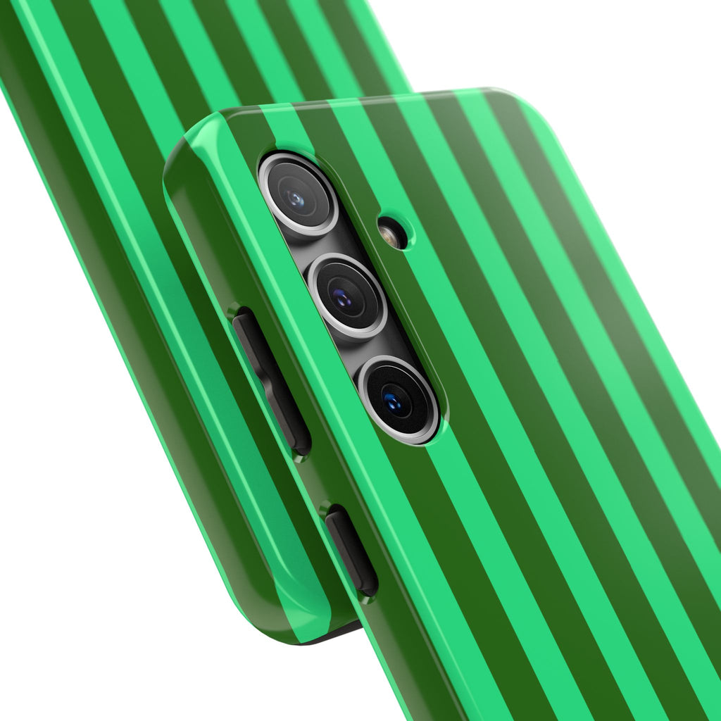 Bold Stripes Samsung Galaxy Case | Olive Green