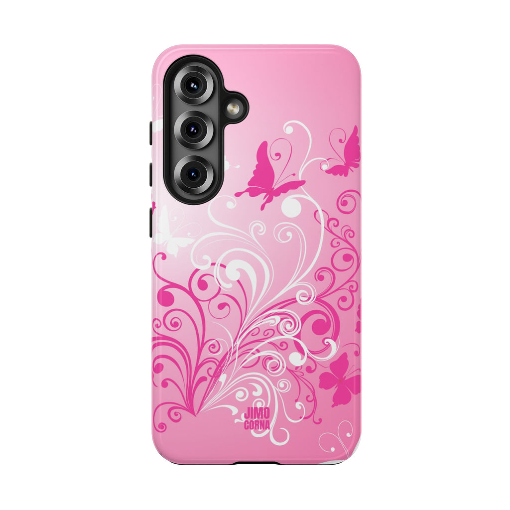 Pink Flutter Garden Samsung Galaxy Case
