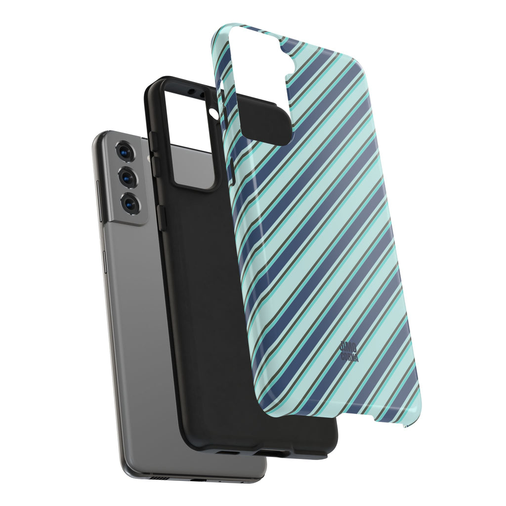 Angelina Stripes | Blue - Samsung Galaxy Case