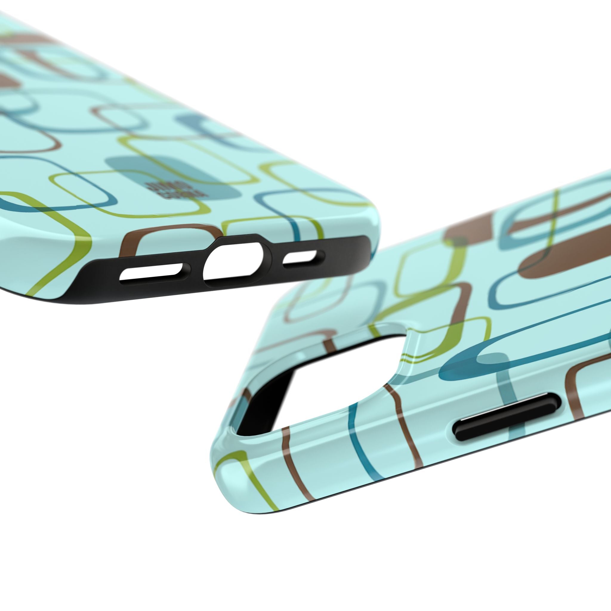 Coast Blocks iPhone Case | Mint