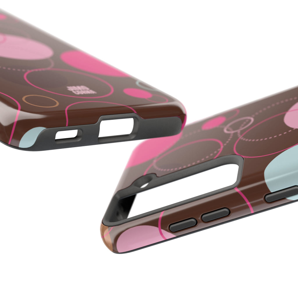 Spiral Pop Samsung Galaxy Case | Brown