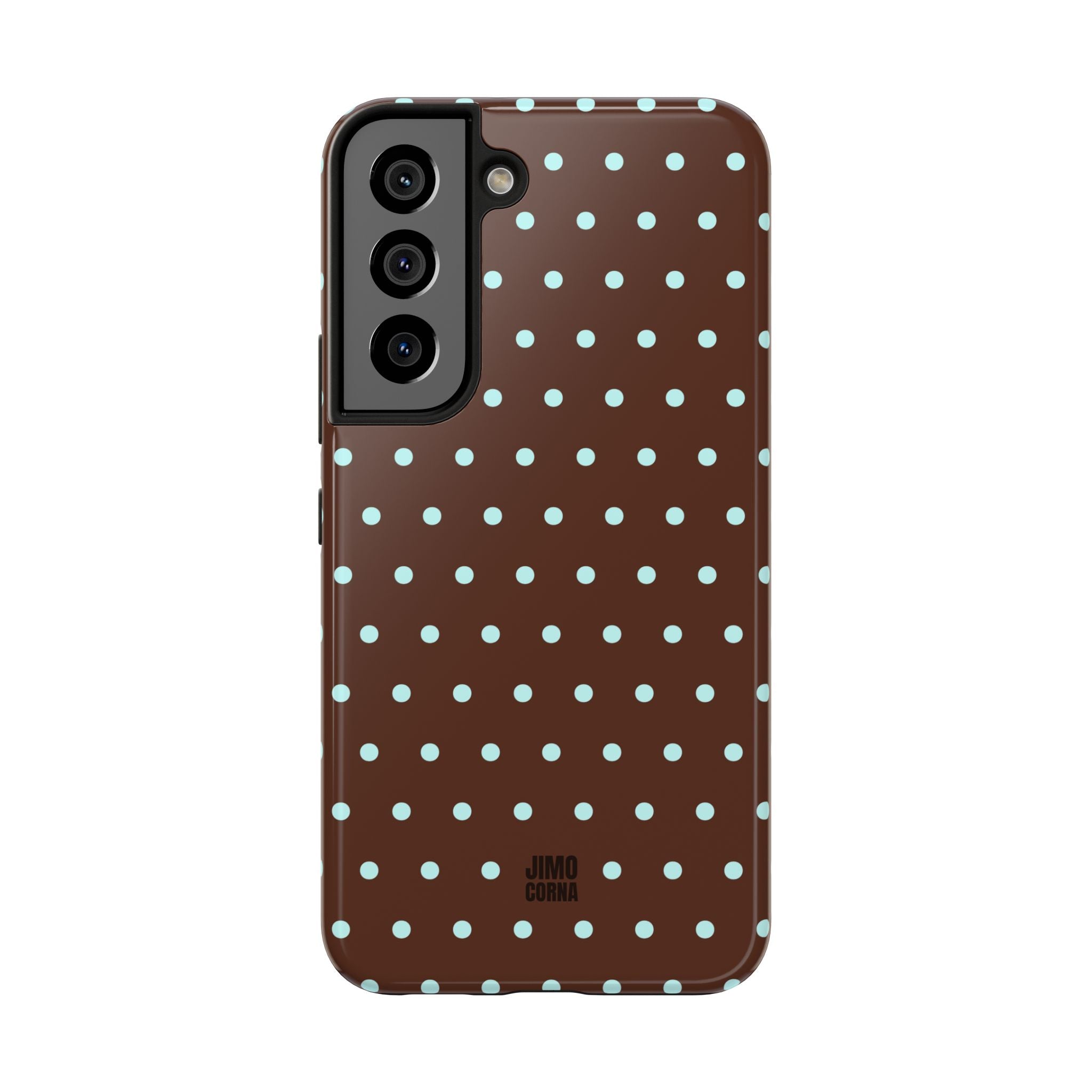 Polka Dot | Brown and Blue