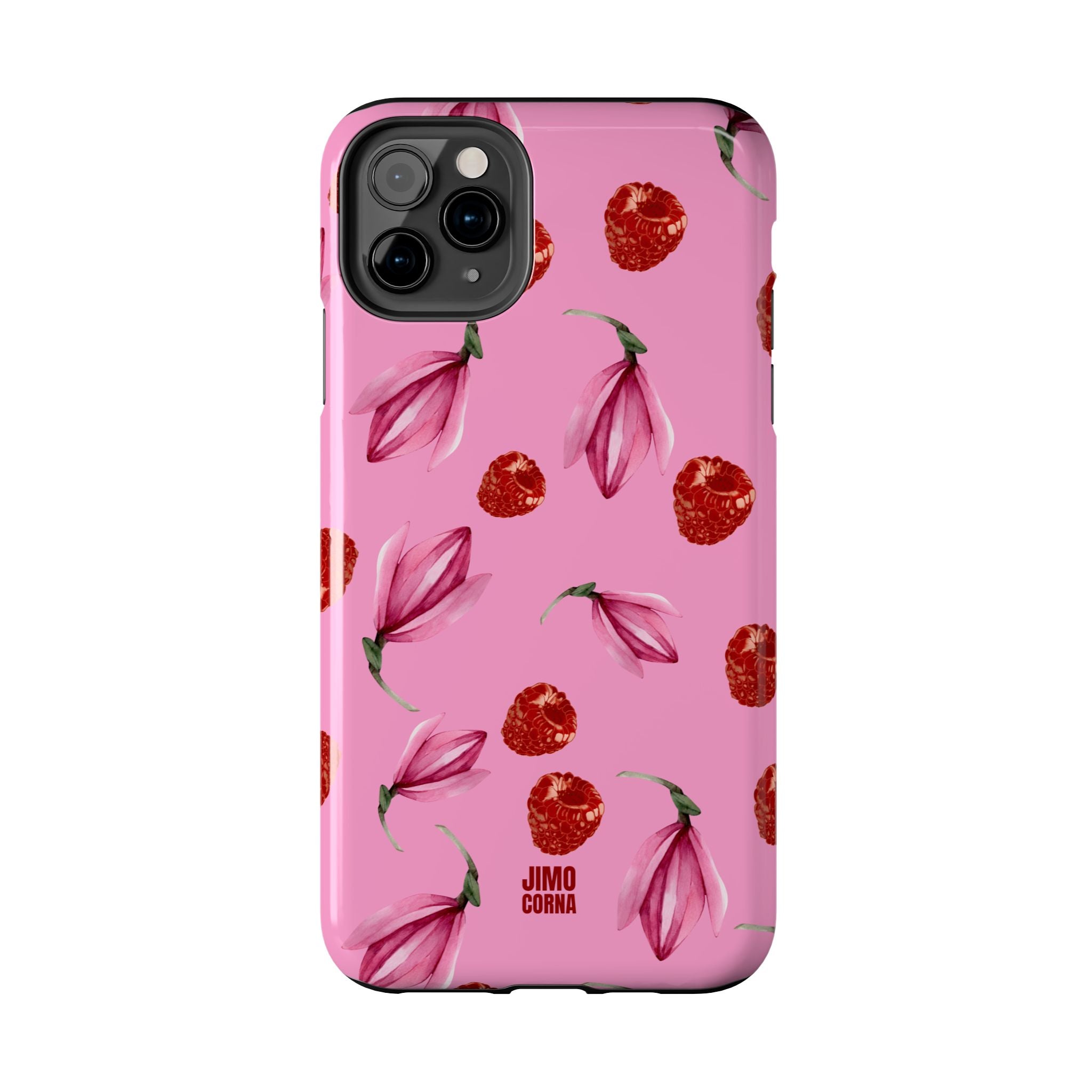 Raspberries and Flowers