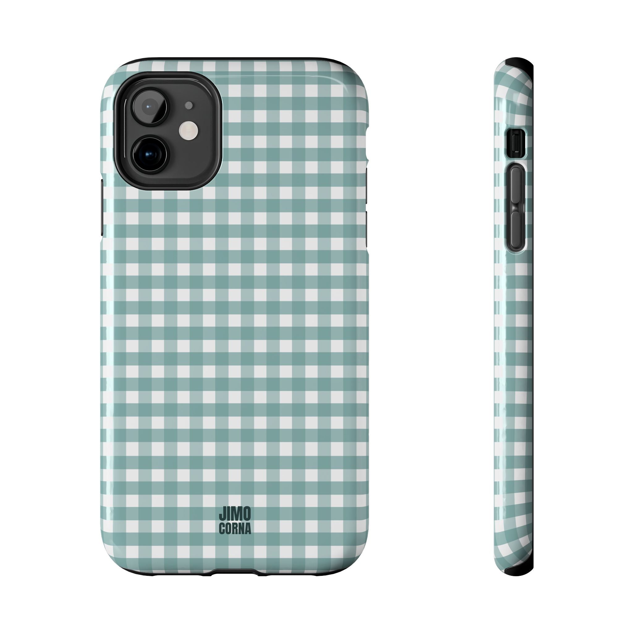 Farm Gingham iPhone Case | Blue