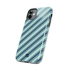 Angelina Stripes | Blue - iPhone Case
