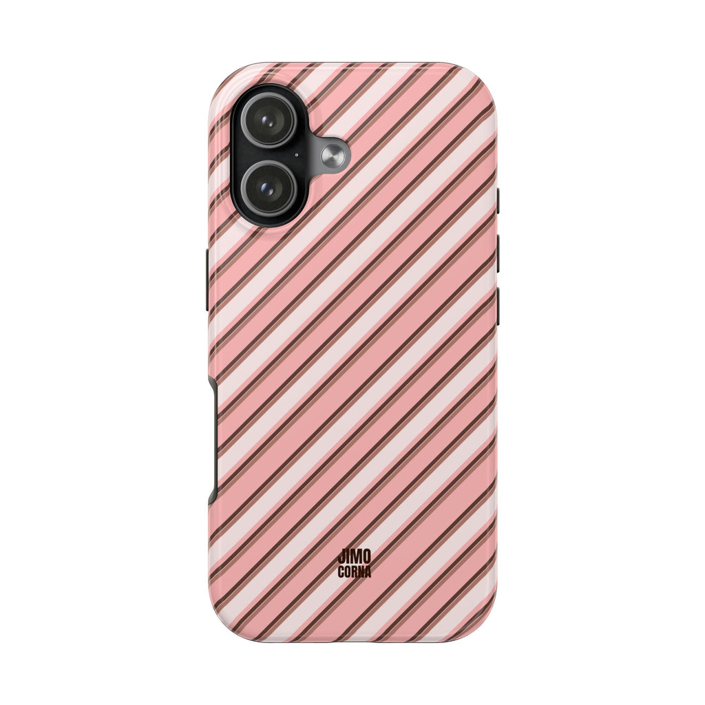 Angelina Stripes | Pink - iPhone Case
