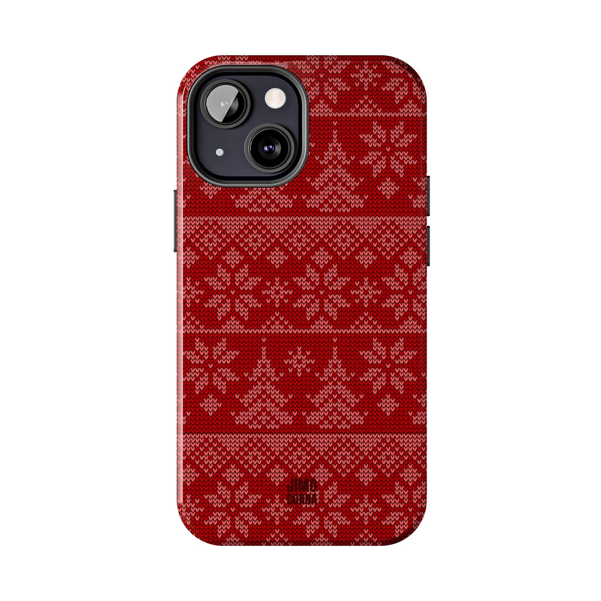 Holiday Knit | Red iPhone Case
