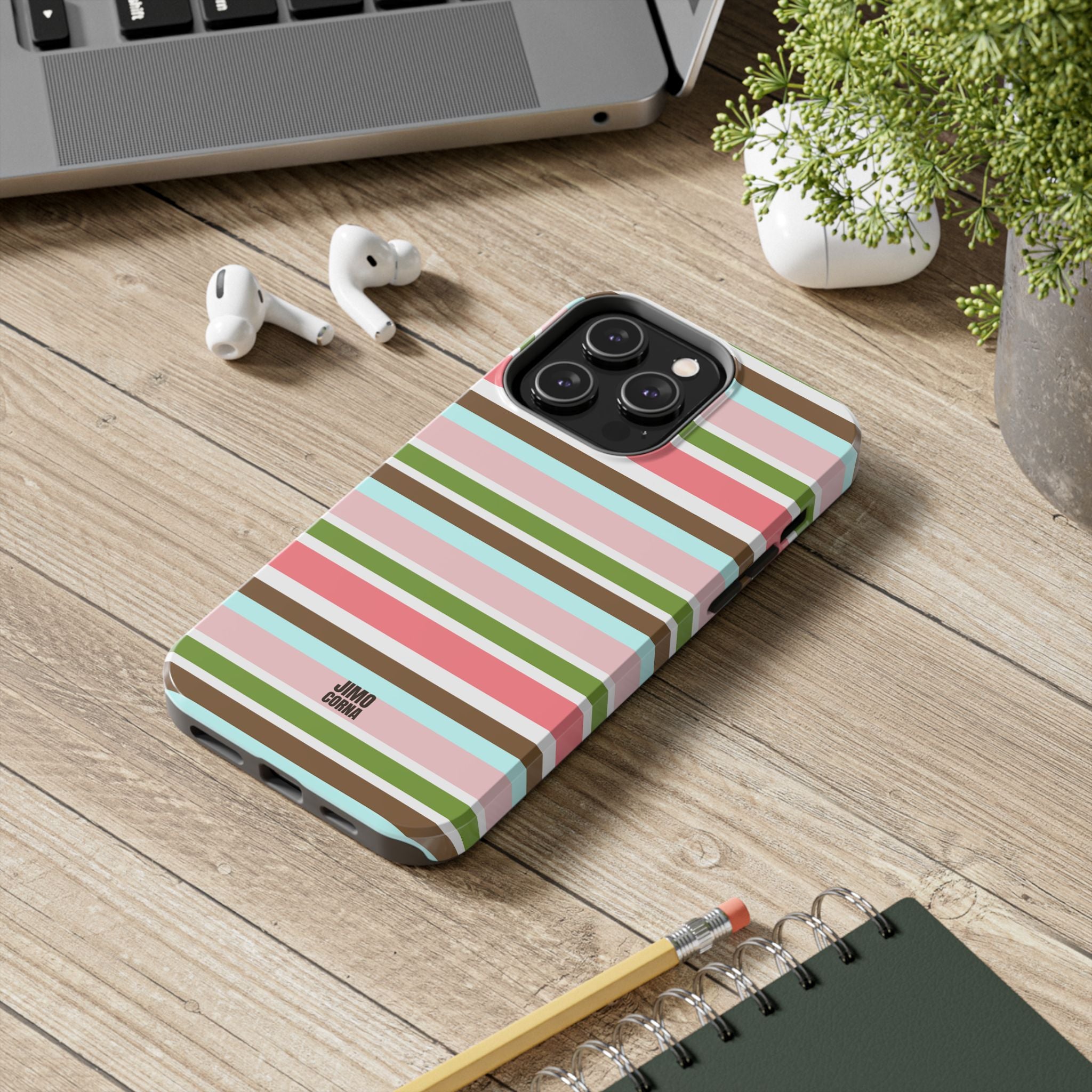 Sweet Candy Stripes iPhone Case