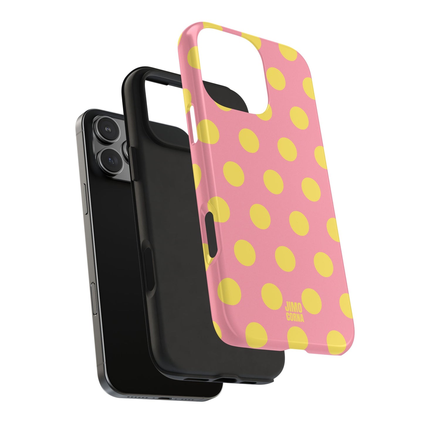 Big Polka Dot | Pink and Yellow