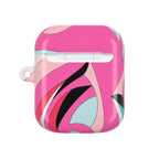 Pink Tropic Swirl AirPods Case