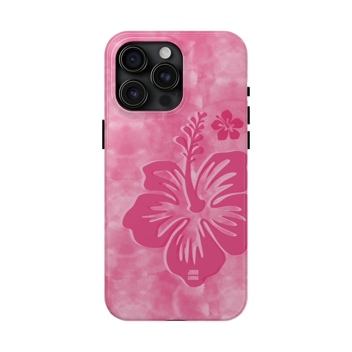 Pink Tie-Dye Hibiscus