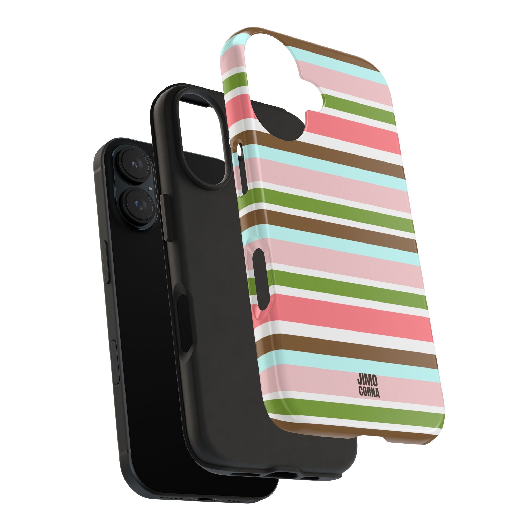 Sweet Candy Stripes iPhone Case