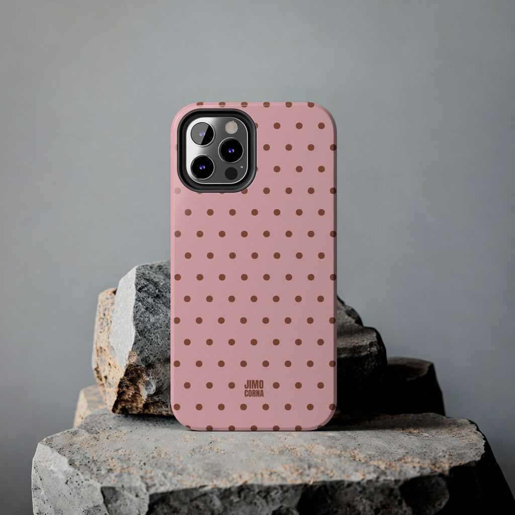 Polka Dot | Pink and Brown
