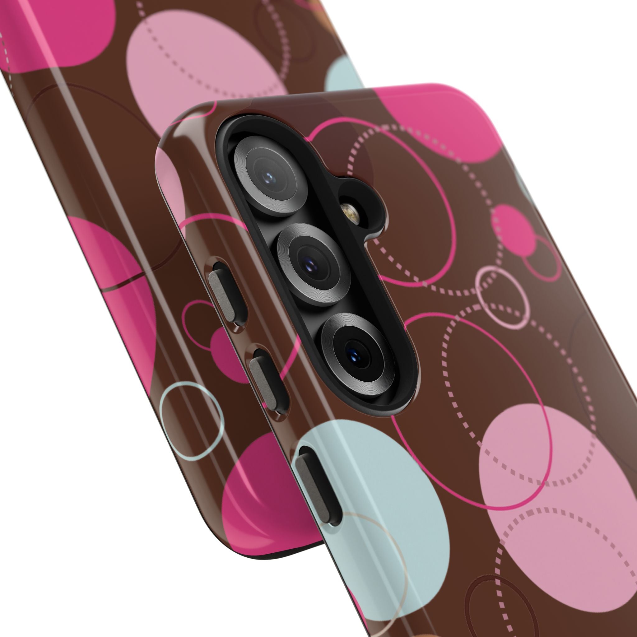 Spiral Pop Samsung Galaxy Case | Brown