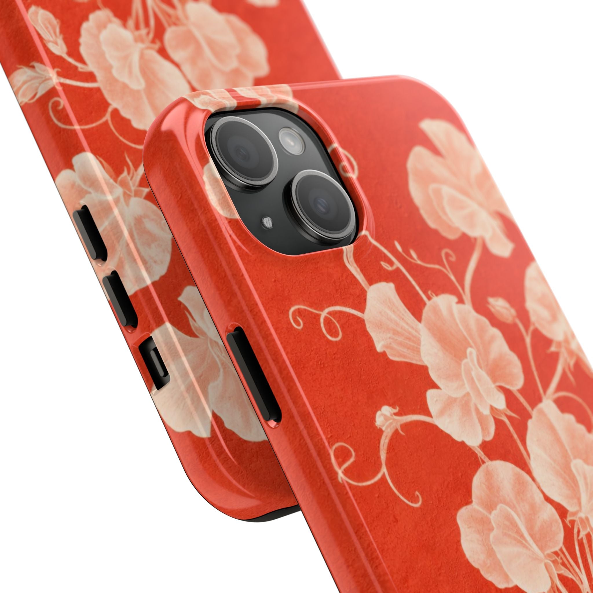 Red Flora iPhone Case