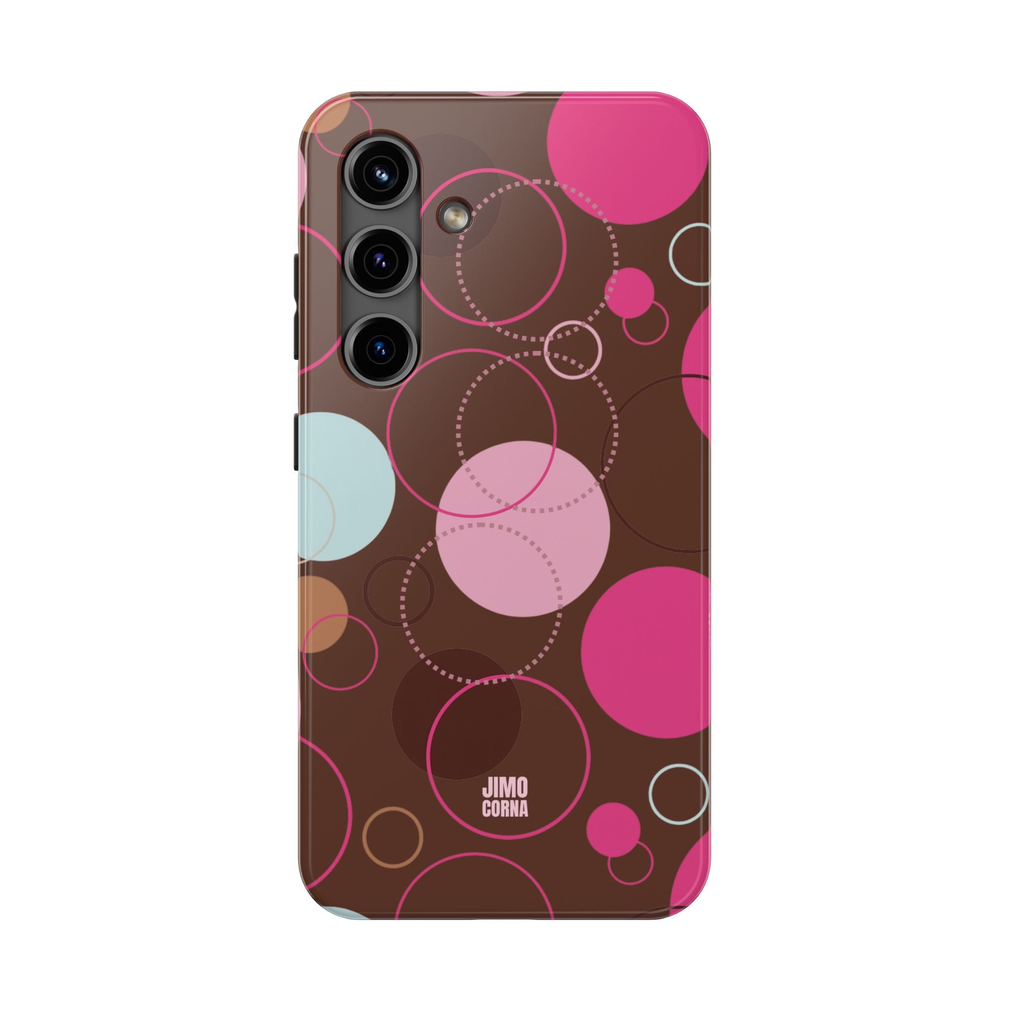 Spiral Pop Samsung Galaxy Case | Brown