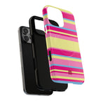 Lemonberry Stripe MagSafe iPhone Case