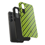 Angelina Stripes | Olive - iPhone Case