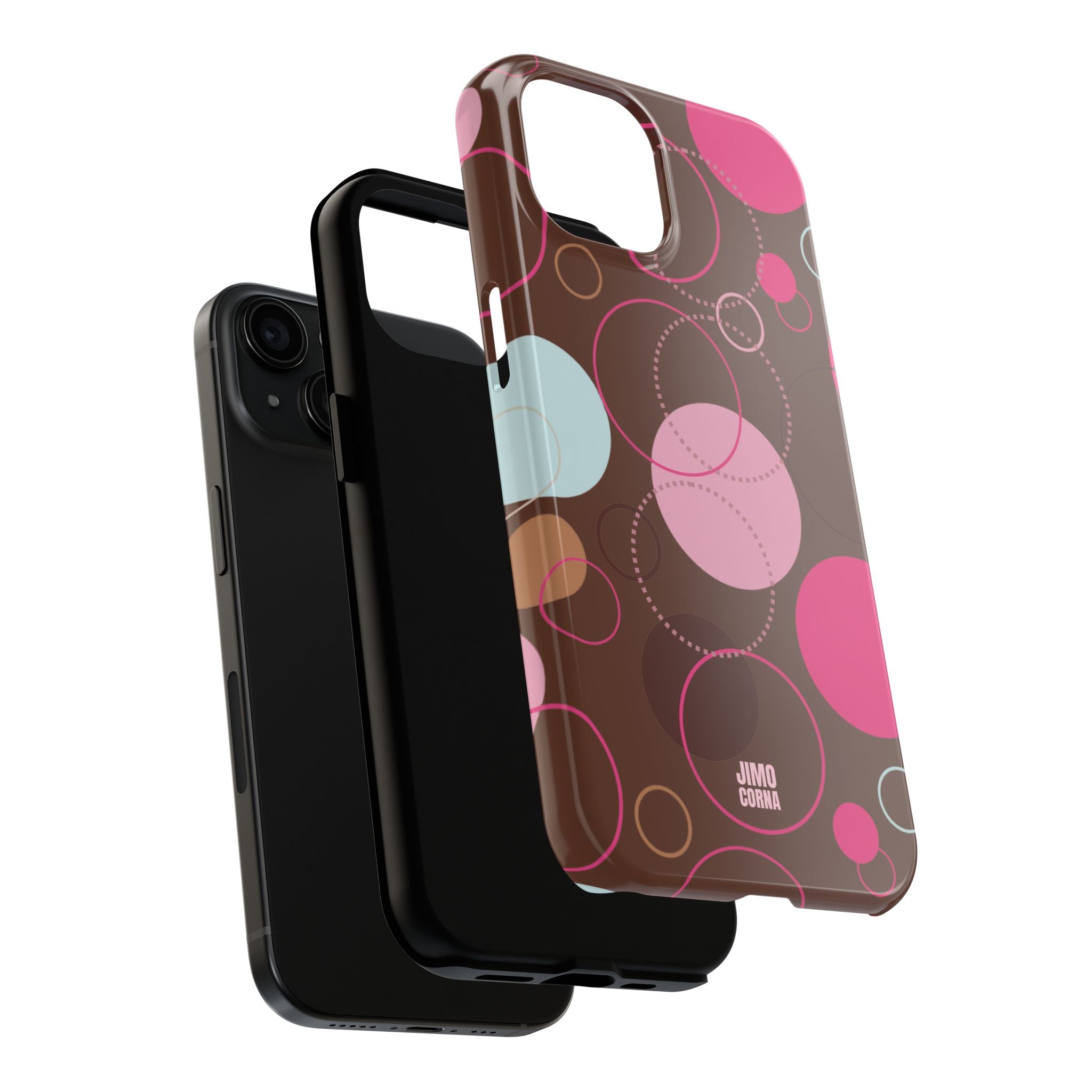 Spiral Pop iPhone Case | Brown