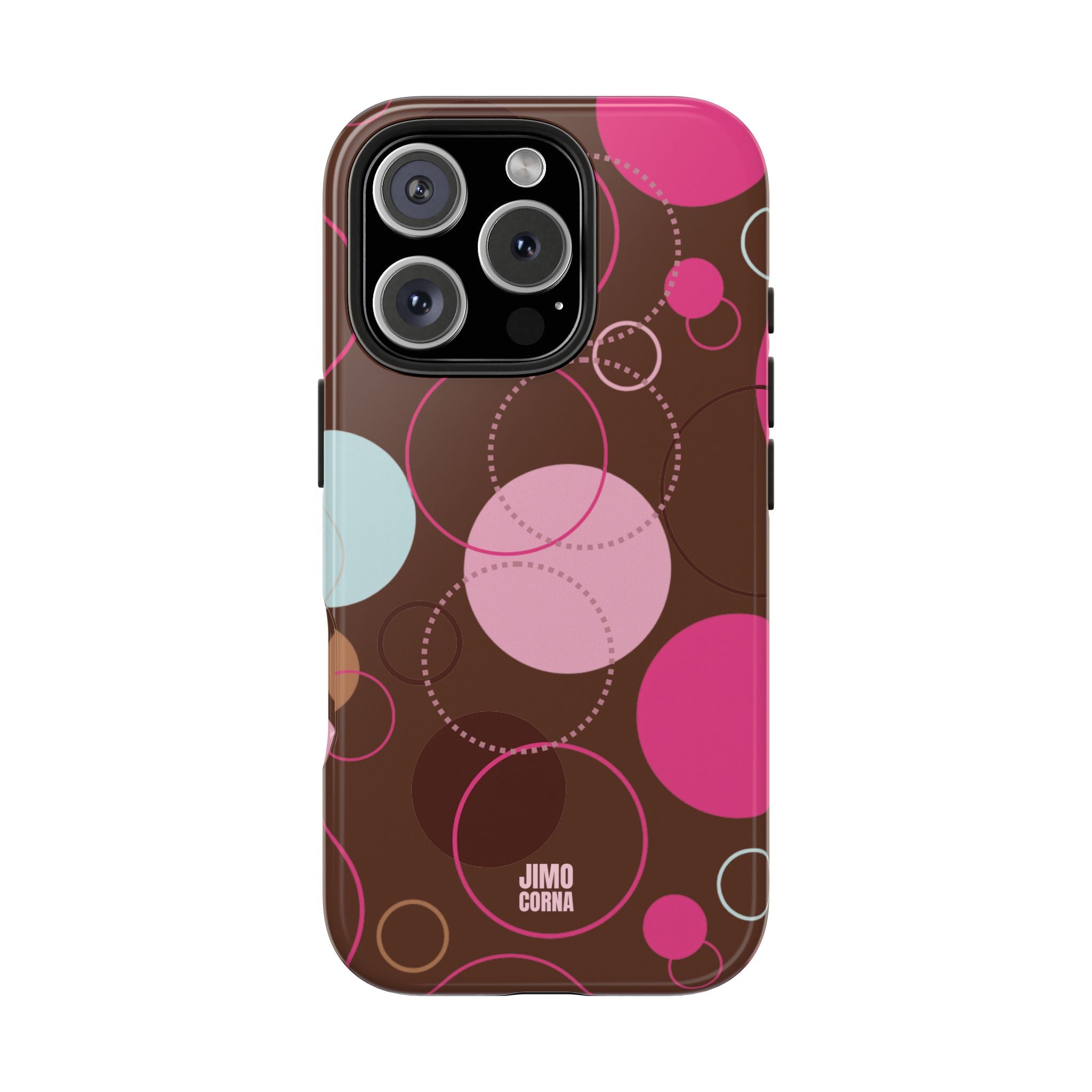 Spiral Pop iPhone Case | Brown